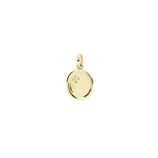 Gelbgold, Halsschmuck, DoDo Anhänger Siegel, Ref: DMC5020-SIGNE-DB09G