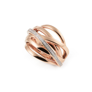 Roségold, Ringe, Al Coro Serenata Ring, Ref: NR953R