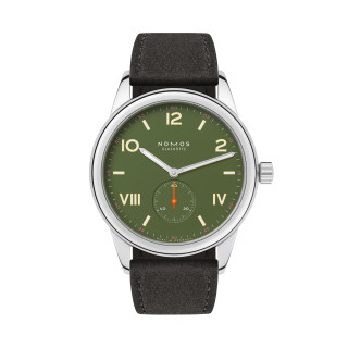 Damen- und Herrenuhr, NOMOS Glashütte Club Campus 38 All Olive, Ref: 739