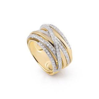 Gelbgold, Ringe, Al Coro Serenata Ring, Ref: NR376G