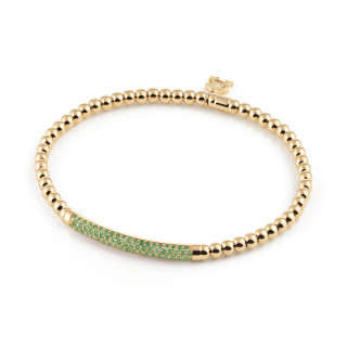 Gelbgold, Armschmuck, Al Coro Stretchy Armband, Ref: A350TG17