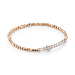 Roségold, Armschmuck, Al Coro Stretchy Armband, Ref: A354R