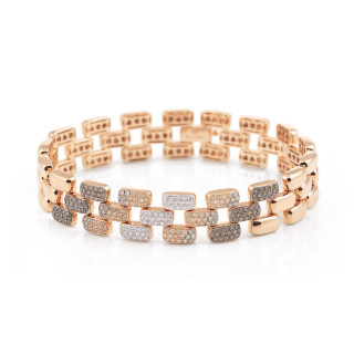 Roségold, Armschmuck, Al Coro La Piazza Armband, Ref: NB1992BWR