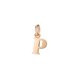 Roségold, Halsschmuck, DoDo Anhänger Buchstabe P, Ref: DMB2019-LETPL-0009R