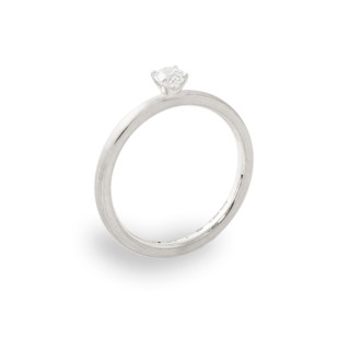 Platin, Ringe, Schmuckwerk Alpen Solitärring, Ref: GT1414-PT-57