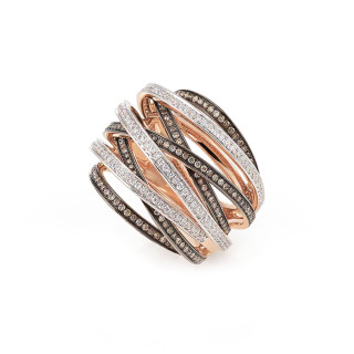 Roségold, Ringe, Al Coro Serenata Ring, Ref: NR950BWR