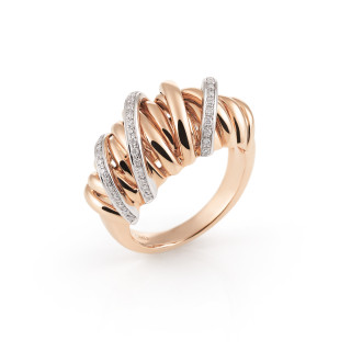 Roségold, Ringe, Al Coro Serenata Ring, Ref: R7684WR