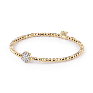 Gelbgold, Armschmuck, Al Coro Stretchy Armband, Ref: A150G