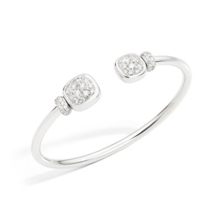Weißgold, Armschmuck, Pomellato Nudo Armreif, Ref: PBC2027O2WHRDB0TB_L