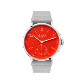 Damen- und Herrenuhr, NOMOS Glashütte Ahoi neomatik signalrot, Ref: 563