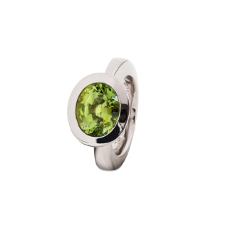 Weißgold, Ringe, Jochen Pohl Turmalin Ring, Ref: T4F10-WG-Turmalin-4,87ct