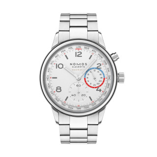 Damen- und Herrenuhr, NOMOS Glashütte Club Sport Neomatik Weltzeit, Ref: 792