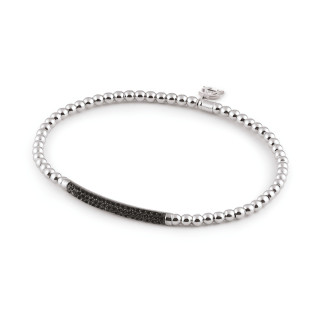 Weißgold, Armschmuck, Al Coro Stretchy Armband, Ref: A350WB