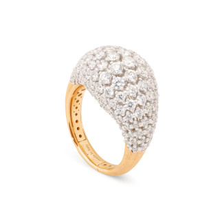 Gelbgold &amp;amp; Weißgold, Ringe, Marco Bicego Africa Alta Ring, Ref: AB659_B_YW_Q6