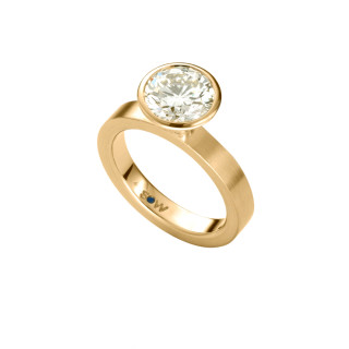 Gelbgold, Ringe, Schmuckwerk Alpen Solitärring, Ref: GT524-GG-50
