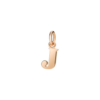Roségold, Halsschmuck, DoDo Anhänger Buchstabe J, Ref: DMB2013-LETJL-0009R