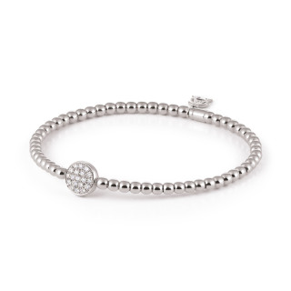 Weißgold, Armschmuck, Al Coro Stretchy Armband, Ref: A150W