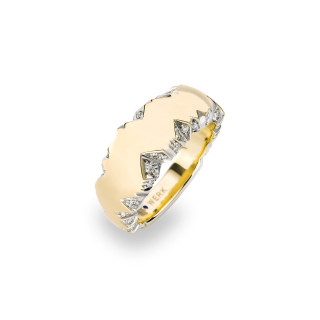 Gelbgold, Ringe, Schmuckwerk Alpen Ring, Ref: GR315-GG-61