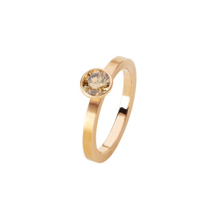 Rotgold, Ringe, Schmuckwerk Alpen Solitärring, Ref: GT434-RG-BB-58