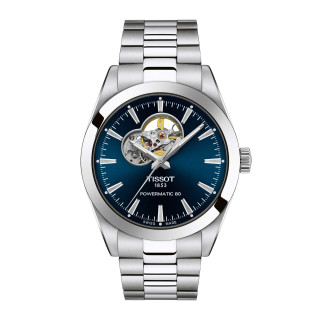Herrenuhr, Tissot Gentleman Open Heart 40mm, Ref: T127.407.11.041.01