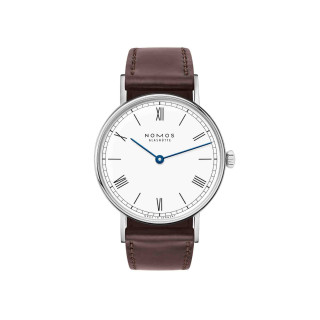 Damenuhr, NOMOS Glashütte Ludwig 33 Duo emailleweiß, Ref: 242