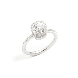 Weißgold, Ringe, Pomellato Nudo Petit Ring, Ref: PAC2100FBWHRGV105_62