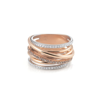 Roségold, Ringe, Al Coro Serenata Ring, Ref: R6405RBD