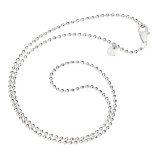 Silber, Halsschmuck, DoDo Halskette Bollicine, Ref: DCB1000-BOLLI-000AG
