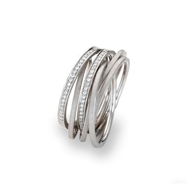 Ringe, Platin, Schmuckwerk Saturn Ring