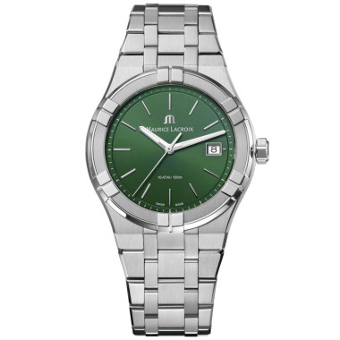         Damen- und Herrenuhr, Quarzwerk, Maurice Lacroix Aikon Quartz Date 40mm
