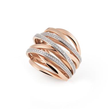 Ringe, Roségold, Al Coro Serenata Ring