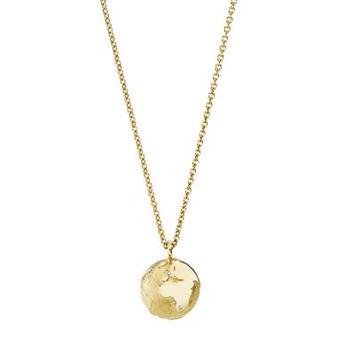 Halsschmuck, Gelbgold, Schmuckwerk Halskette Meine Welt