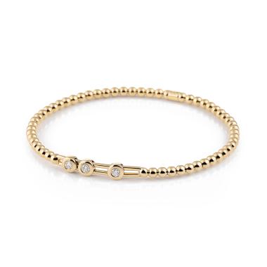 Armschmuck, Gelbgold, Al Coro Stretchy Armband