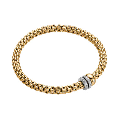Armschmuck, Weißgold, FOPE Solo Flex'it Armband