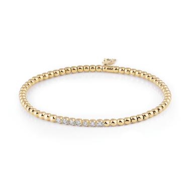 Armschmuck, Gelbgold, Al Coro Stretchy Armband