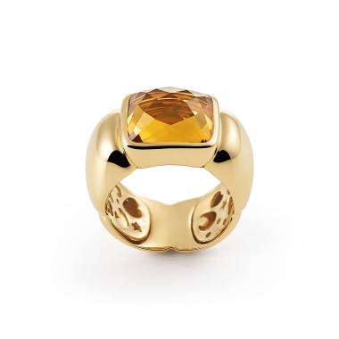 Ringe, Gelbgold, Al Coro La Piazza Ring