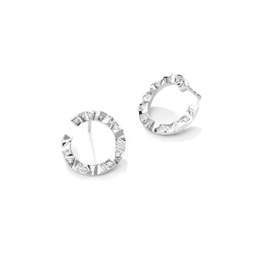 Ohrringe, Platin, Schmuckwerk Alpen Ohrstecker