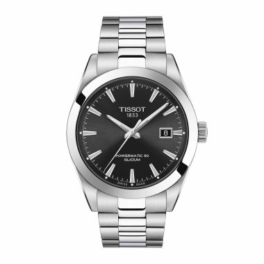 Herrenuhr, Automatik, Tissot Gentleman Powermatic 80 Silicium