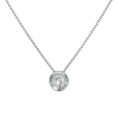 Halsschmuck, Platin, Schmuckwerk Glasklar Halskette