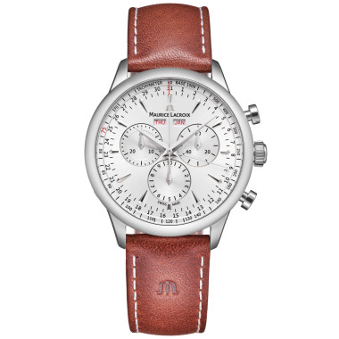         Damen- und Herrenuhr, Quarzwerk, Maurice Lacroix 1975 Quartz Chronograph Day Date Limited Edition