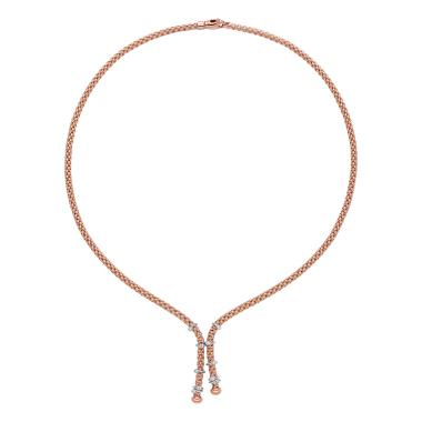 Halsschmuck, Weißgold, FOPE Prima Flex'it Collier