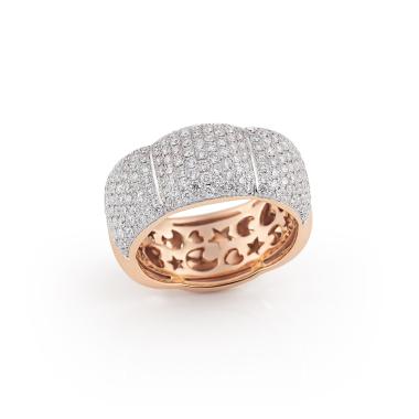 Ringe, Roségold, Al Coro La Piazza Ring