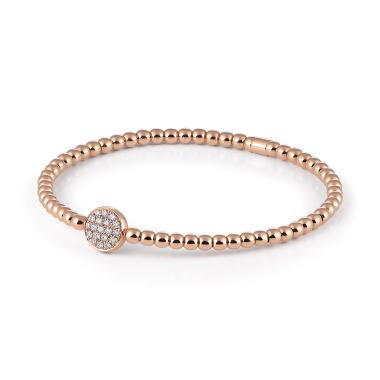 Armschmuck, Roségold, Al Coro Stretchy Armband