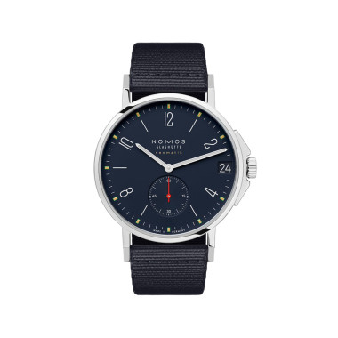 Automatik, Damenuhr- und Herrenuhruhr, NOMOS Glashütte Ahoi neomatik Atlantic