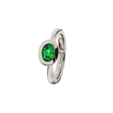 Ringe, Weißgold, Jochen Pohl Jochen Pohl Tsavorith Ring
