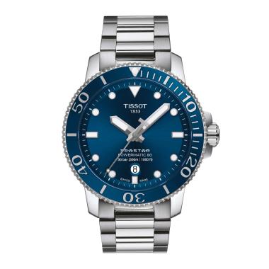 Herrenuhr, Automatik, Tissot Seastar 1000 Powermatic 80