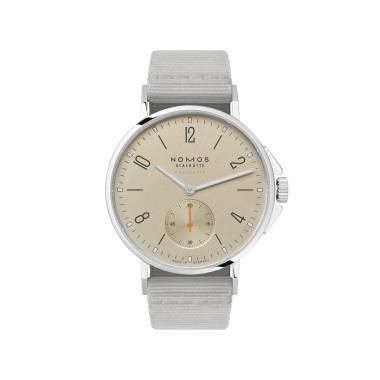         Damen- und Herrenuhr, Automatik, NOMOS Glashütte Ahoi Neomatik Sand