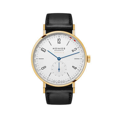         Damen- und Herrenuhr, Automatik, NOMOS Glashütte Tangente Gold Neomatik 38 Update