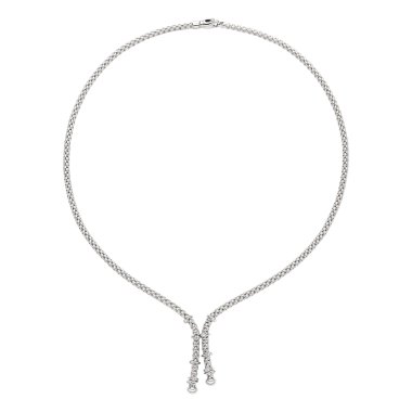 Halsschmuck, Weißgold, FOPE Prima Flex'it Collier