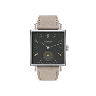 Handaufzug, Damenuhr, NOMOS Glashütte Tetra Basalt